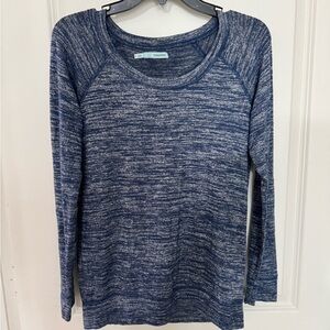 Maurices Blue Heathered Long Sleeve Tee